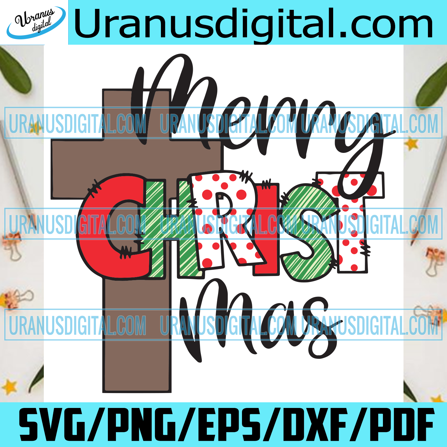 Download Merry Christmas Christian Cross Svg Christmas Svg Merry Christmas Sv Uranusdigital