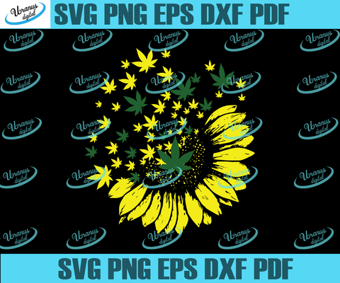 Free Free 145 Sunflower Pot Leaf Svg SVG PNG EPS DXF File