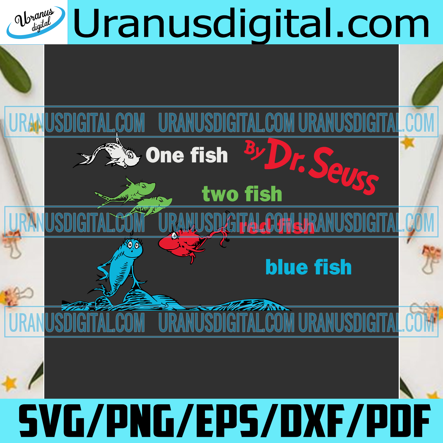 Download One Fish Two Fish Red Fish Blue Fish Dr Seuss Svg Dr Seuss Svg Cat I Uranusdigital