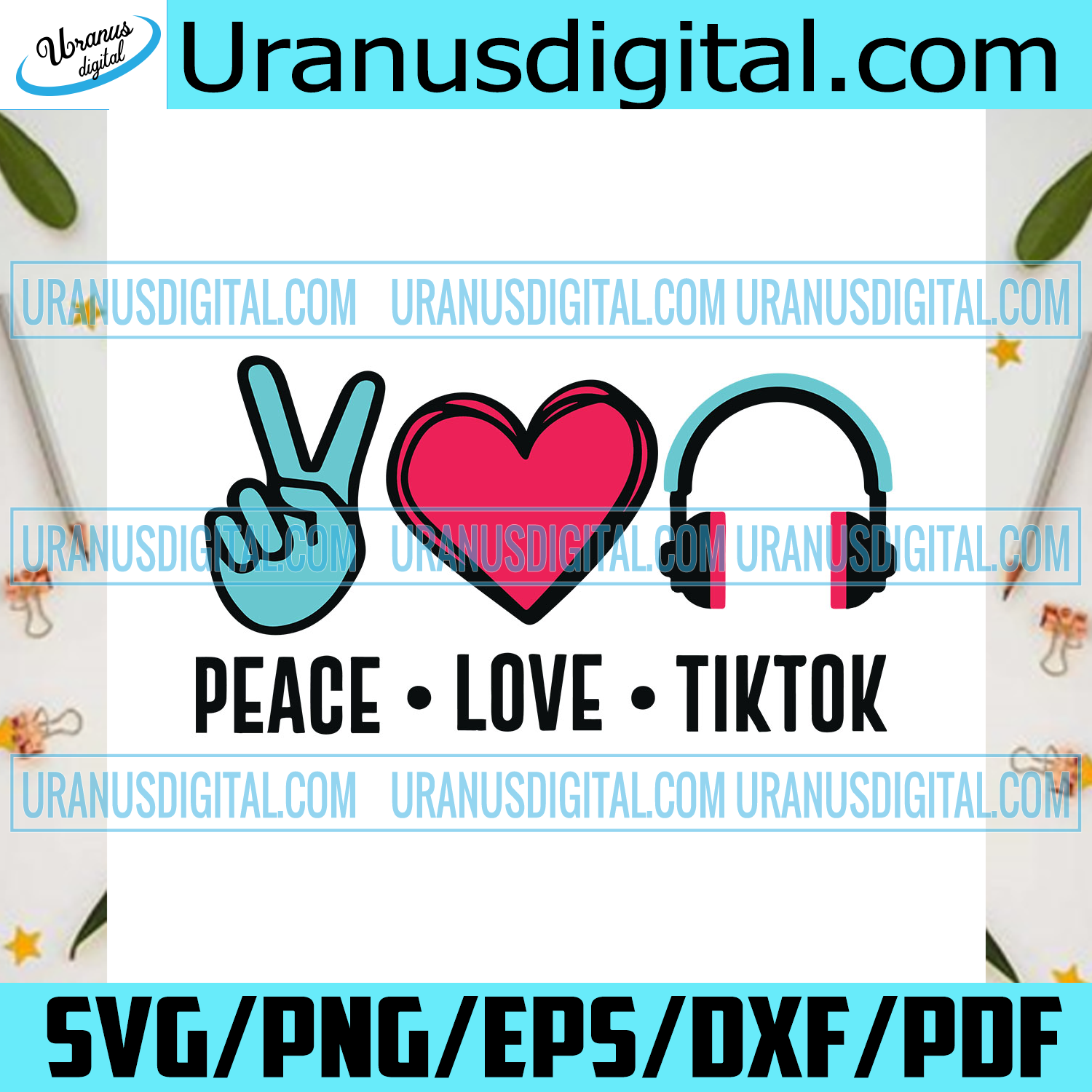 Download Peace Love Toiktok Svg Trending Svg Tiktok Svg Tiktoker Svg Famous Uranusdigital