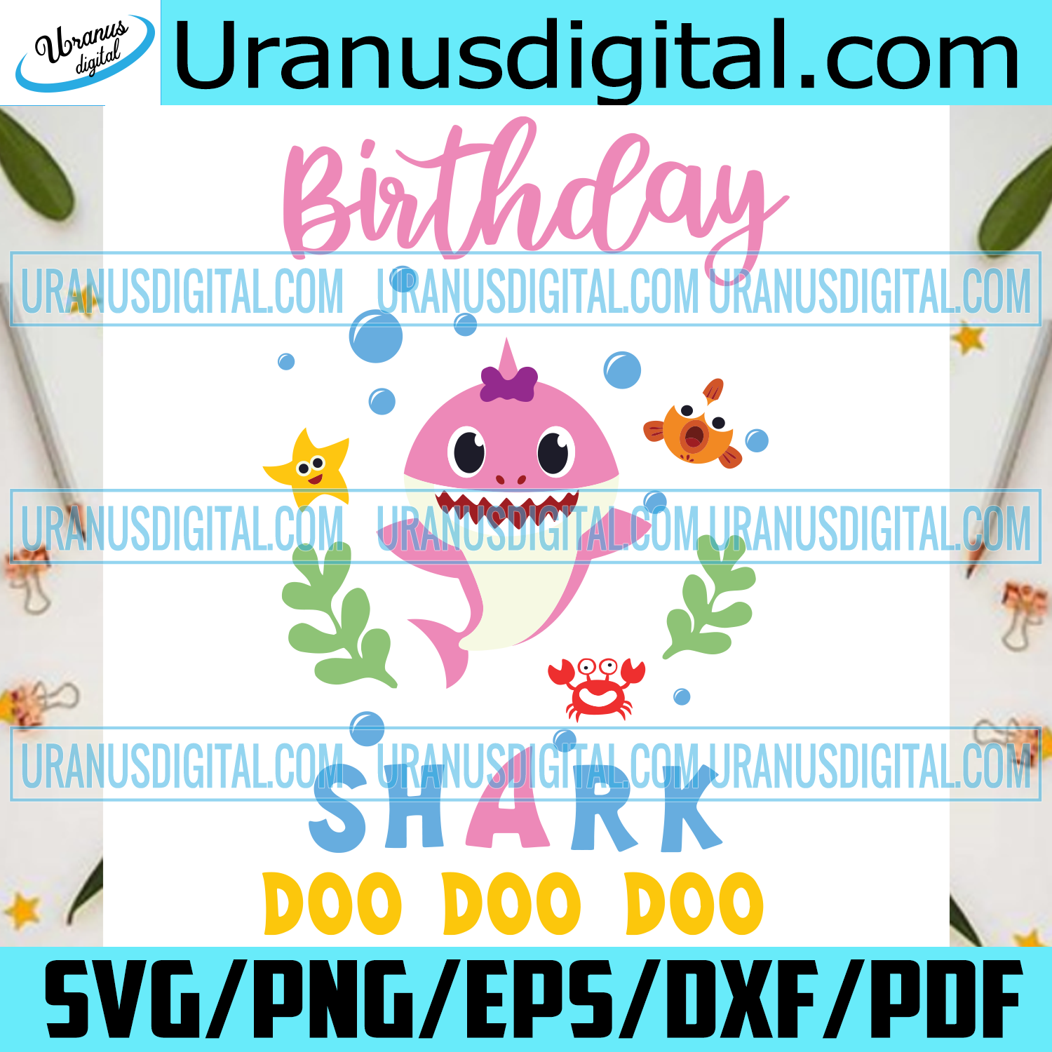 Free Free 330 Svg Baby Shark 1St Birthday Png SVG PNG EPS DXF File