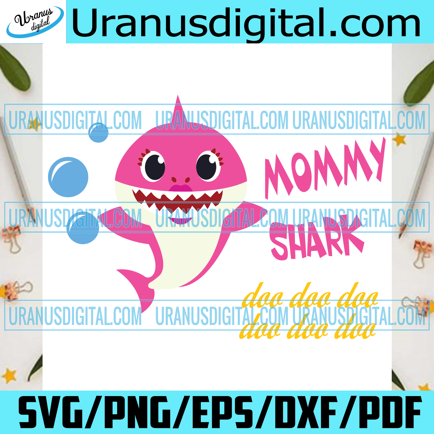 Download Pink Mommy Shark Doo Doo Doo Svg Family Svg Mommy Shark Svg Baby Sh Uranusdigital