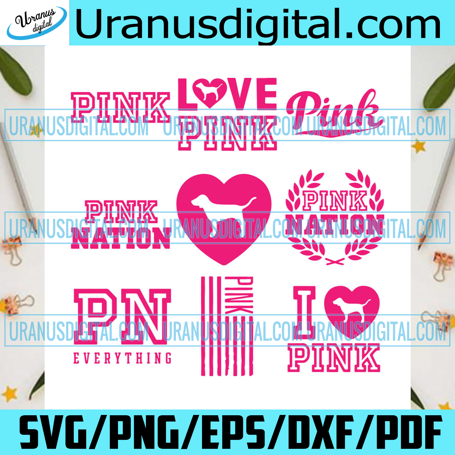 Download Pink Nation Svg Bundle Trending Svg Love Pink Sg Pink Svg Pink Nat Uranusdigital
