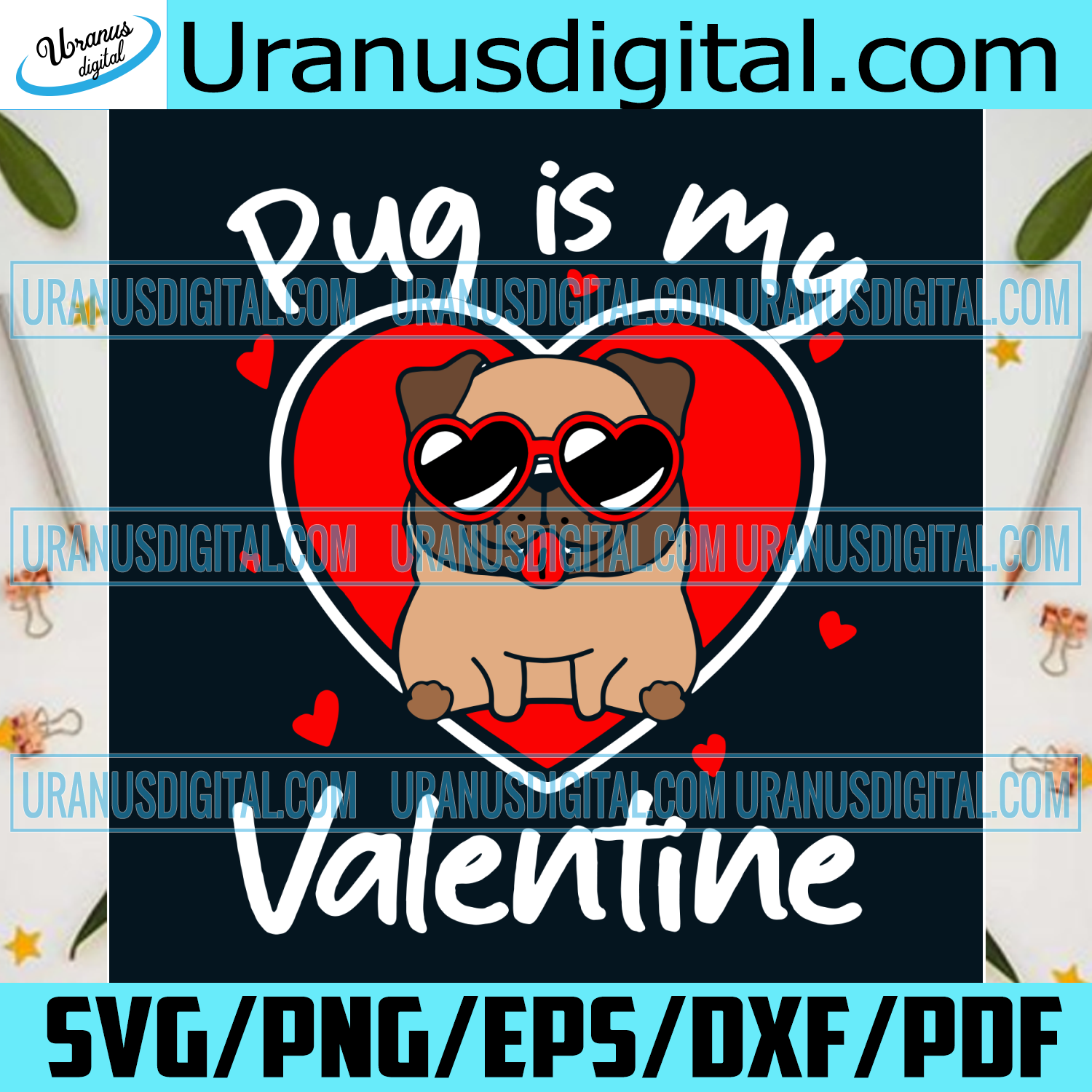 Download Pug Is My Valentine Svg Valentine Svg Valentines Day Svg Pug Svg P Uranusdigital