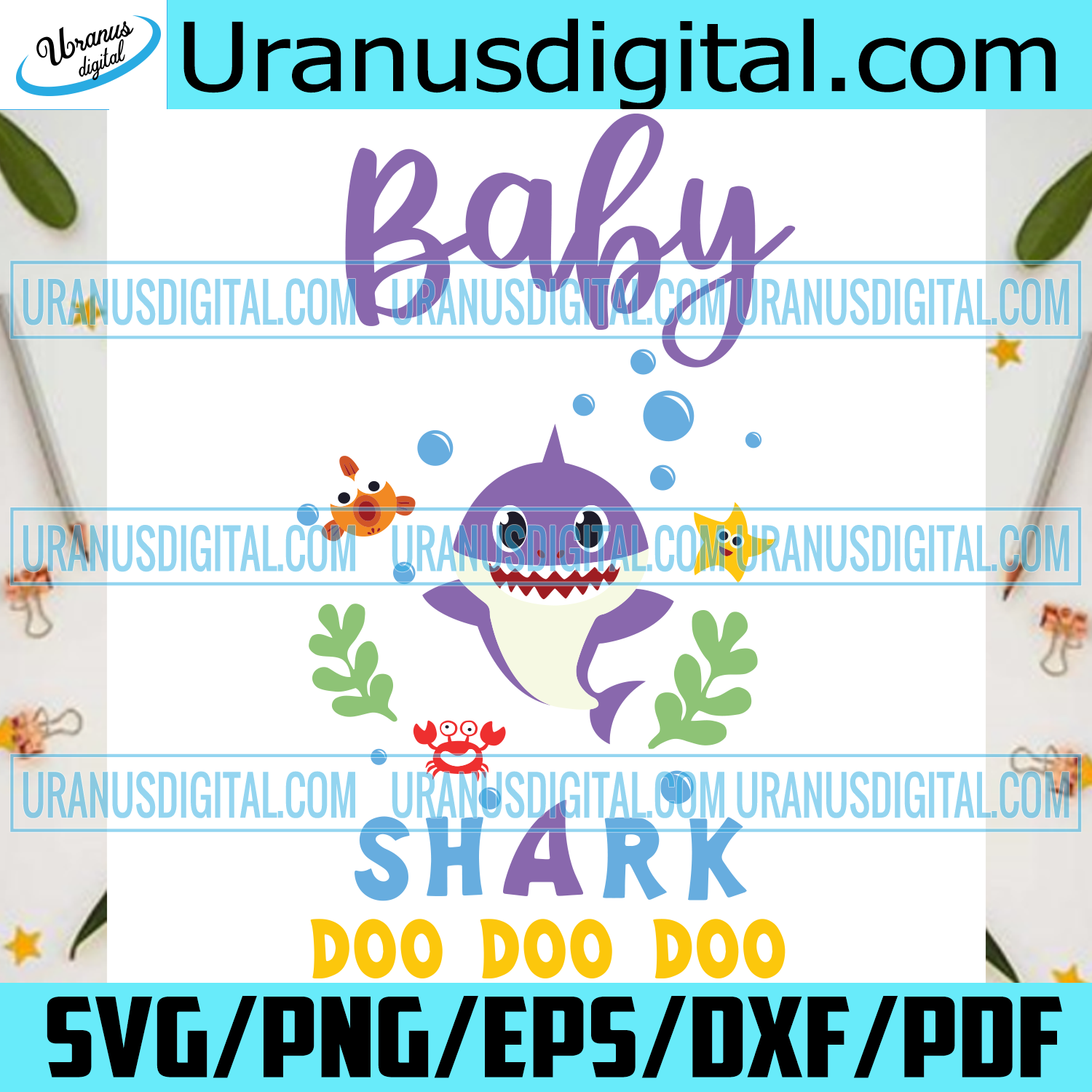 Purple Baby Shark Doo Doo Doo Svg Trending Svg Baby Shark Svg Kid S Uranusdigital