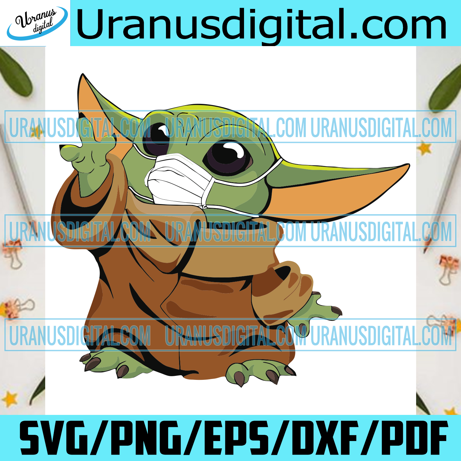 Quarantine Baby Yoda Svg Trending Svg Star Wars Svg Baby Yoda Svg Uranusdigital
