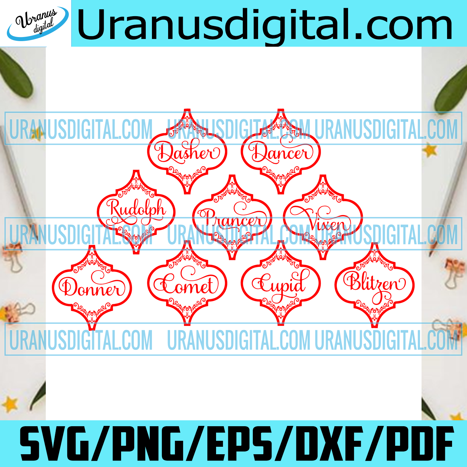 Free Free 333 Reindeer Ornaments Svg SVG PNG EPS DXF File