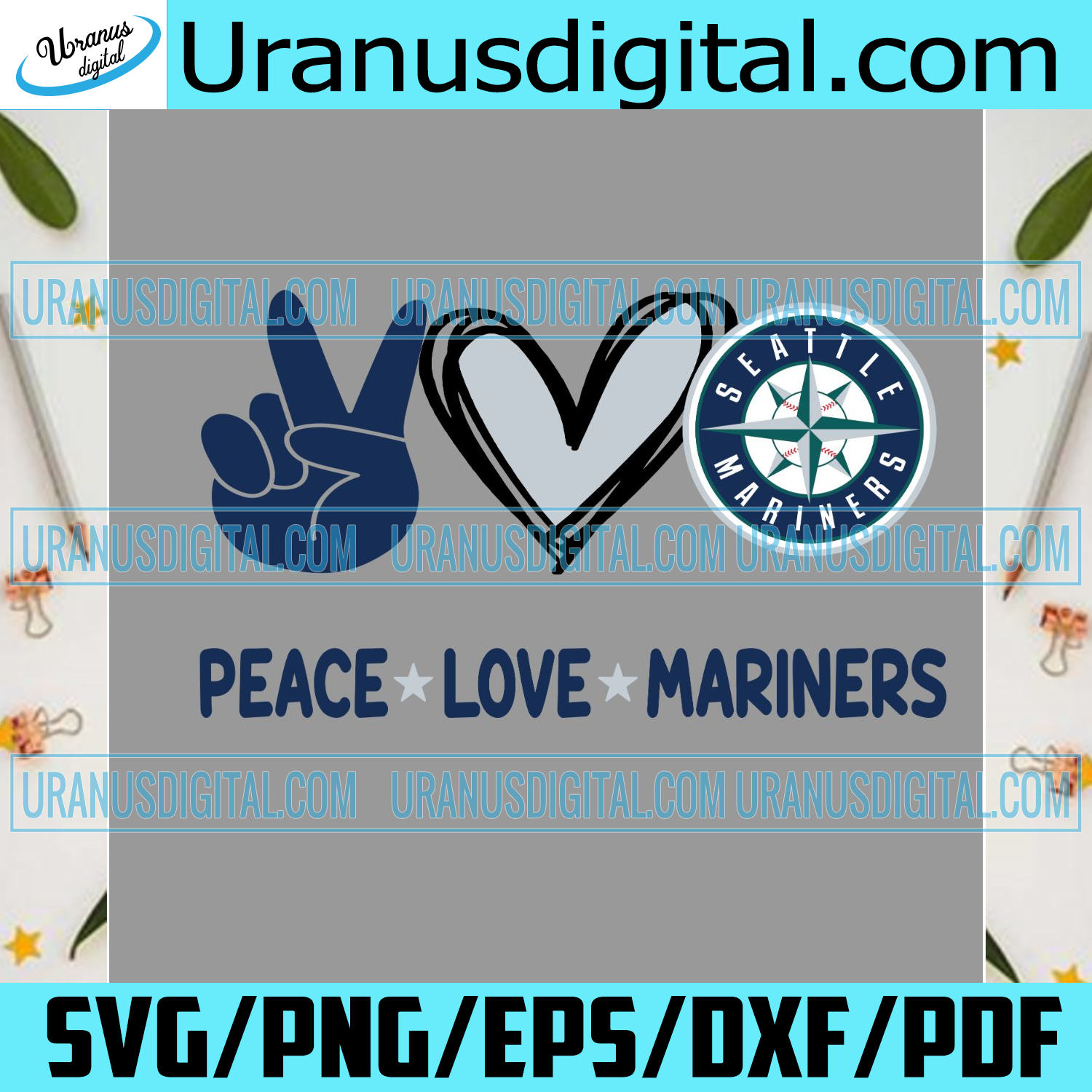 Download Peace Love Mariners Svg Sport Svg Seattle Mariners Svg Mariners Svg Uranusdigital