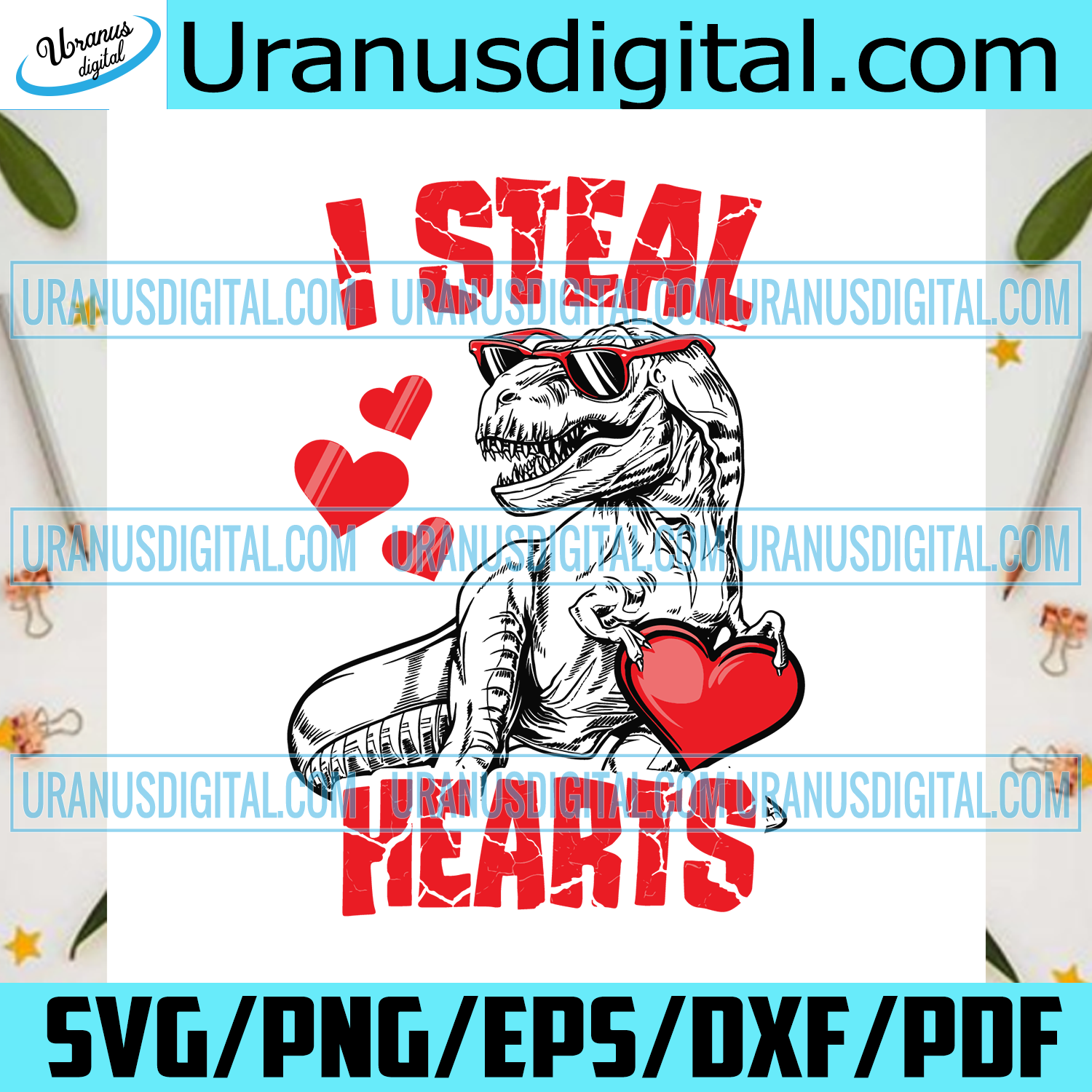 Download T Rex Dinosaur I Steal Hearts Svg Valentine Svg Valentine Gift Svg Uranusdigital