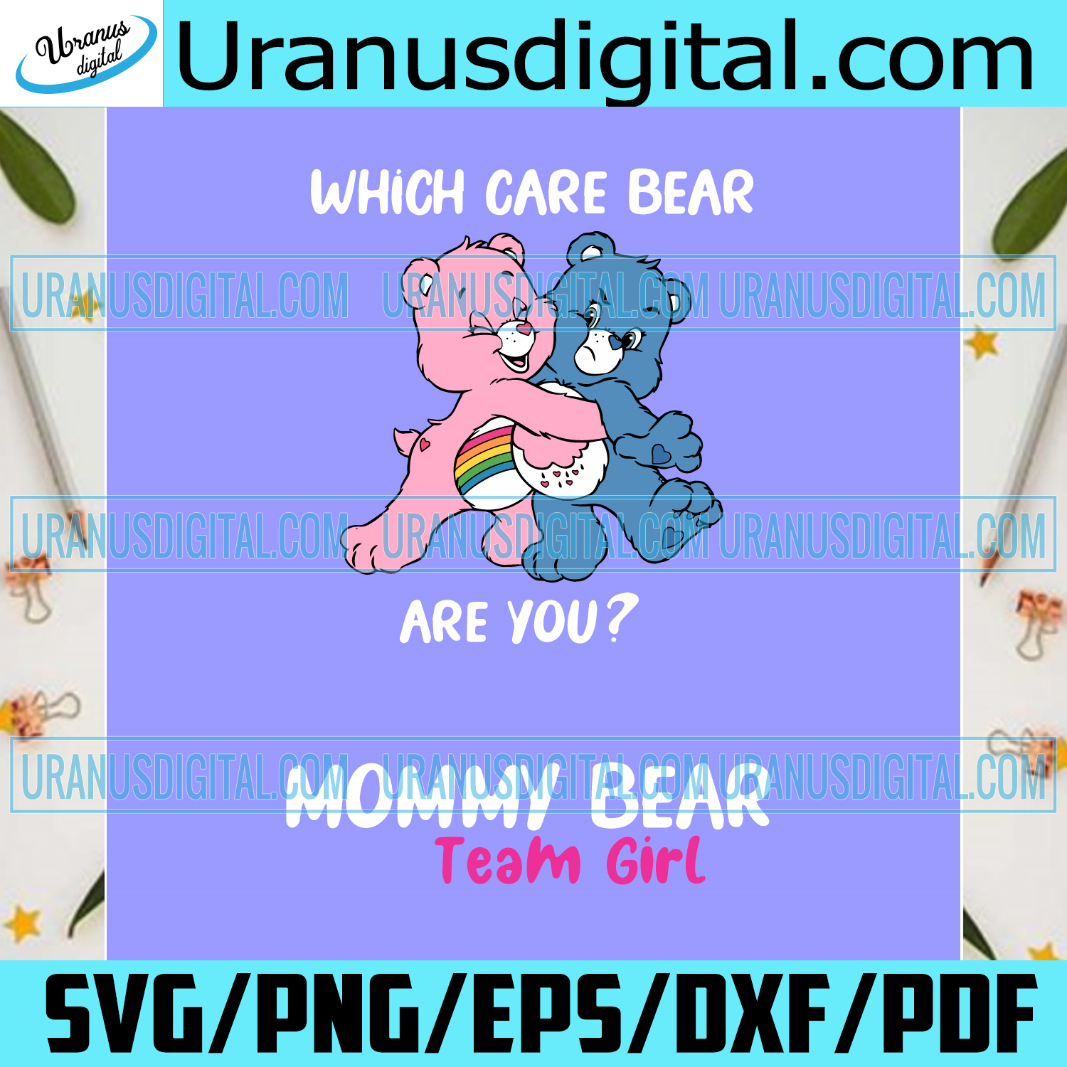Download Which Care Bear Are You Mommy Bear Team Girl Svg Trending Svg Care B Uranusdigital