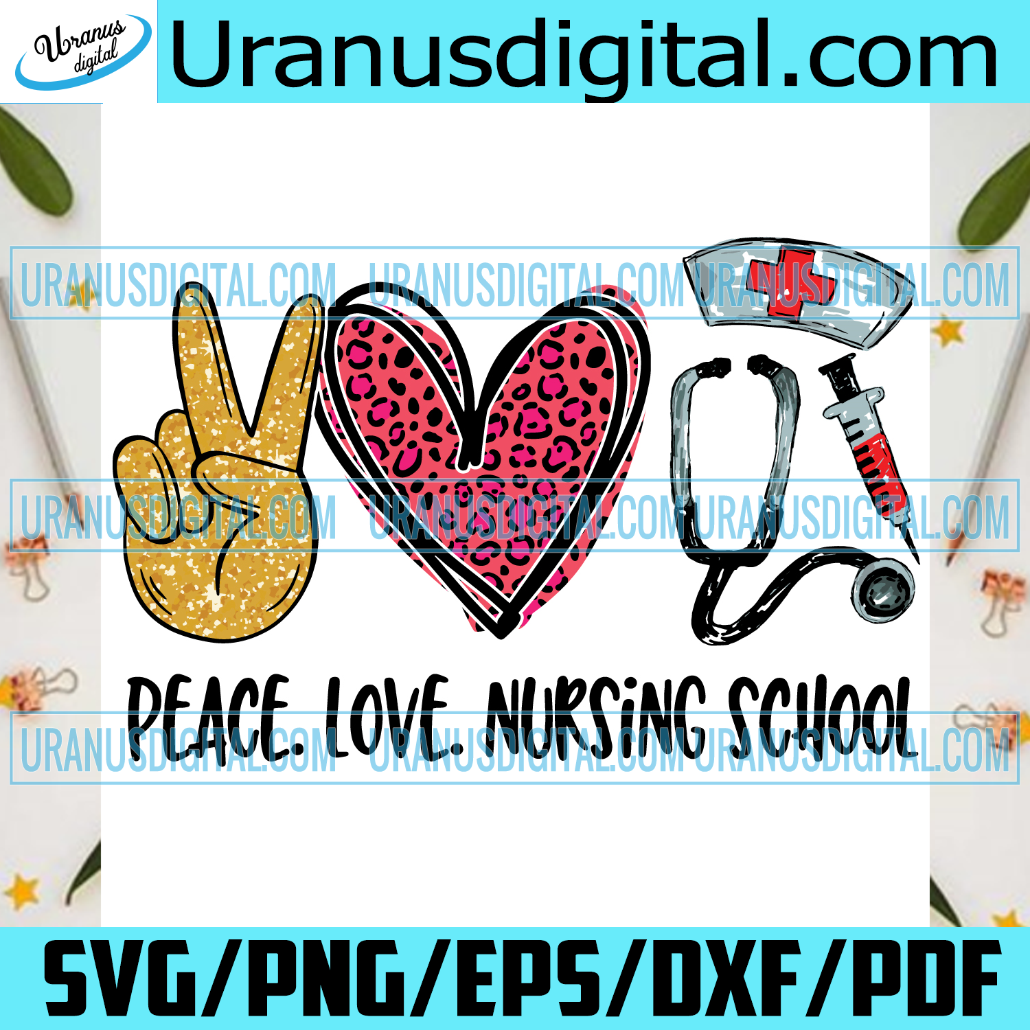 Download Peace Love Nursing School Svg Nurse Svg Nursing Svg School Nurse Sv Uranusdigital