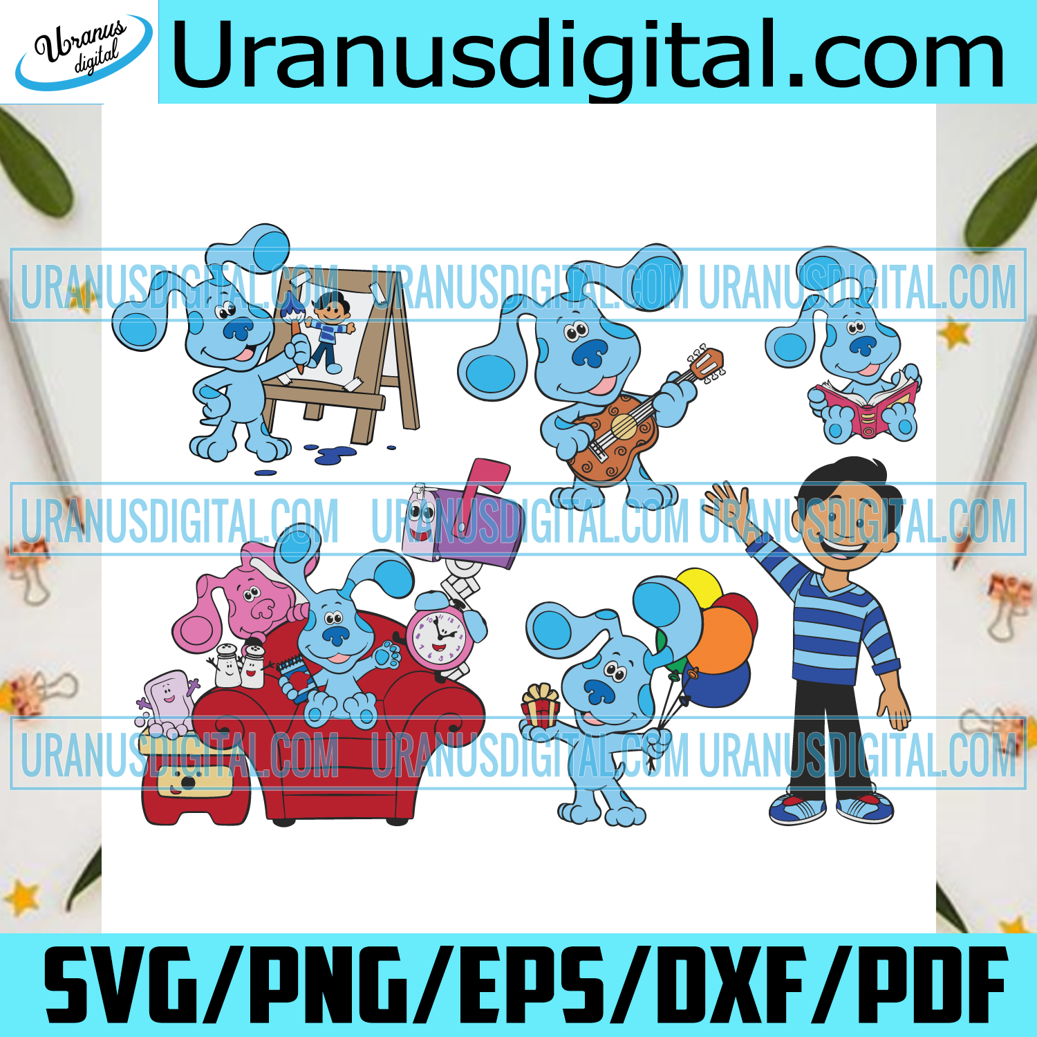 Download Blues Clues Svg Bundle Trending Svg Blues Clues Svg Blue Dog Svg J Uranusdigital