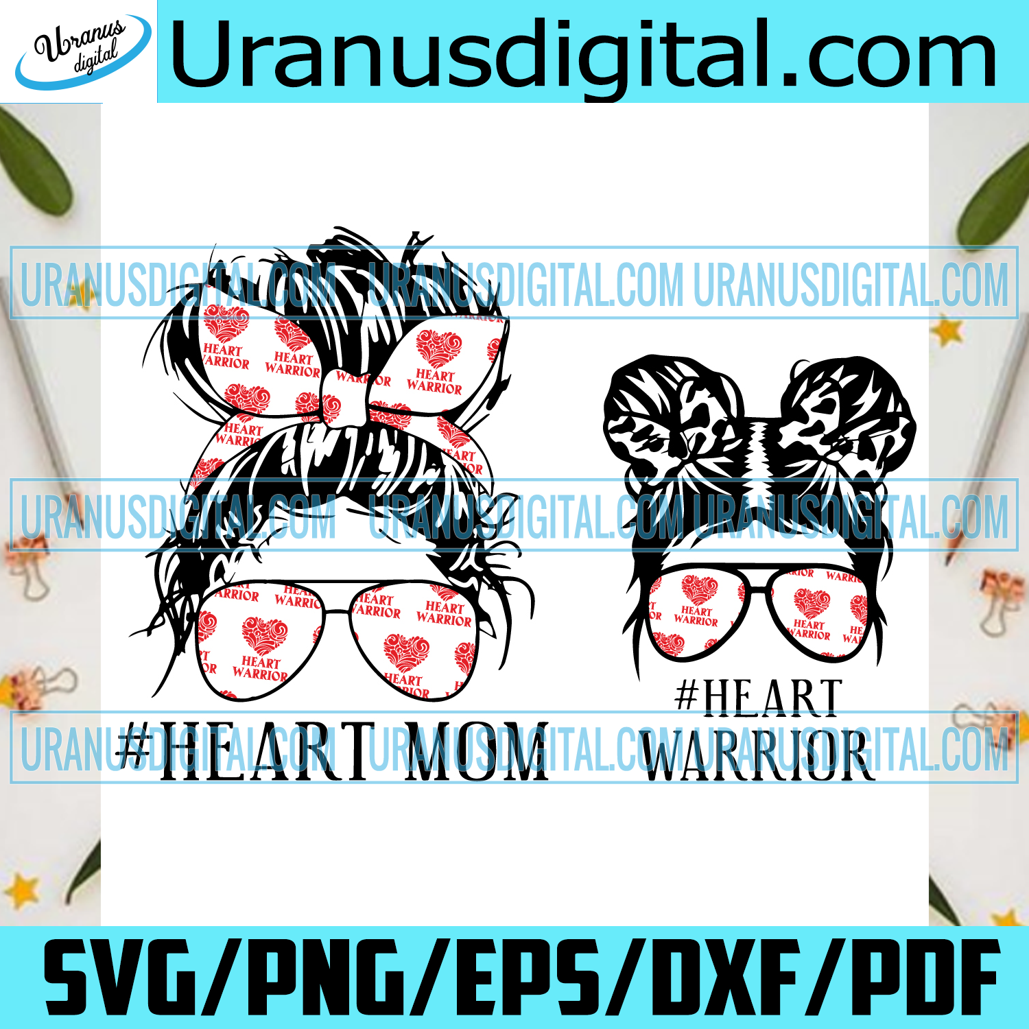 Mom Messy Bun Svg Mothers Day Svg Svg Mom Svg Heart Mom Svg Heart Uranusdigital