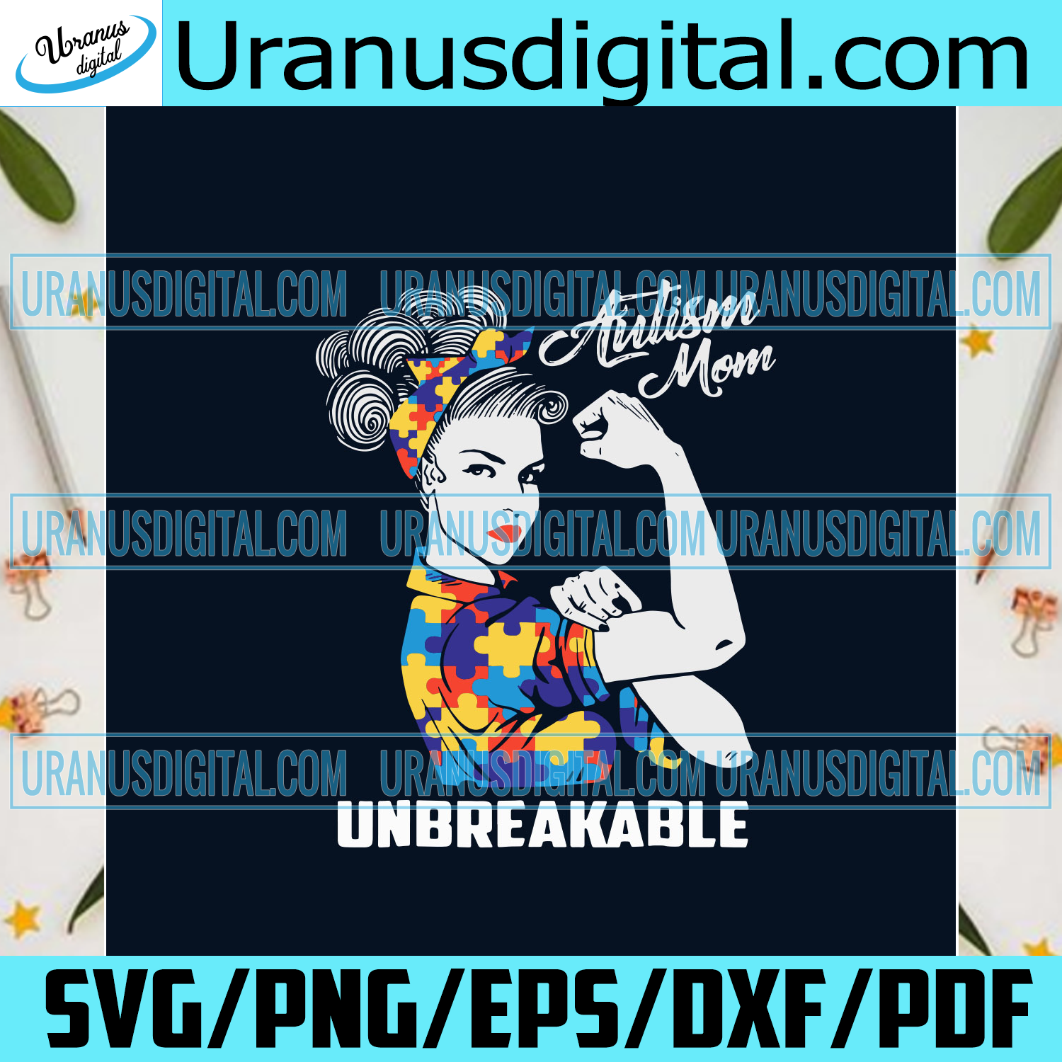 Download Autism Mom Unbreakable Svg Autism Svg Autism Awareness Svg Awarenes Uranusdigital