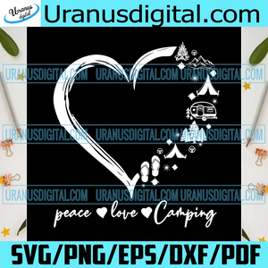 Free Free 162 Peace Love Camping Svg SVG PNG EPS DXF File