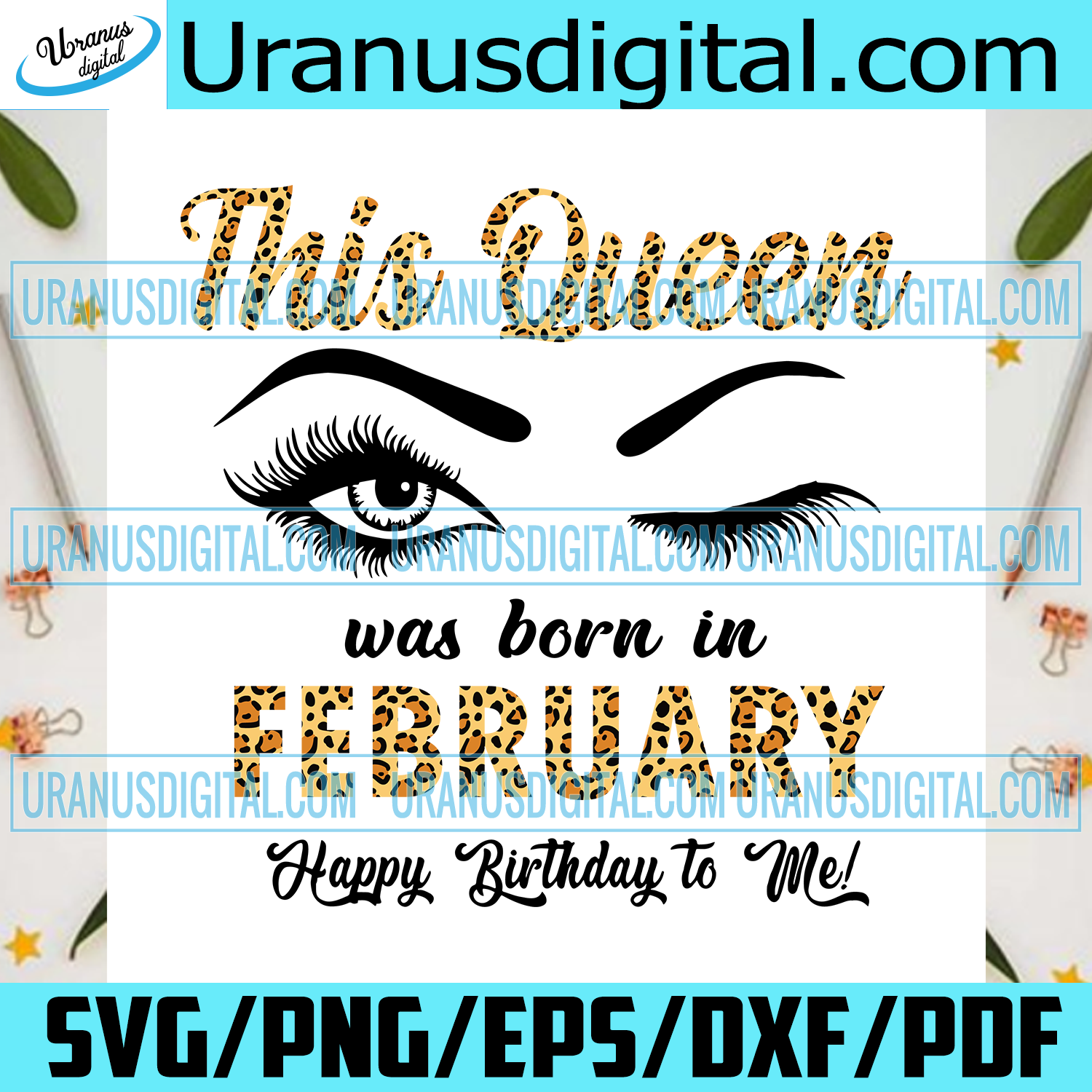 This Queen Was Born In February Svg Birthday Svg Queen Svg Birthday Uranusdigital