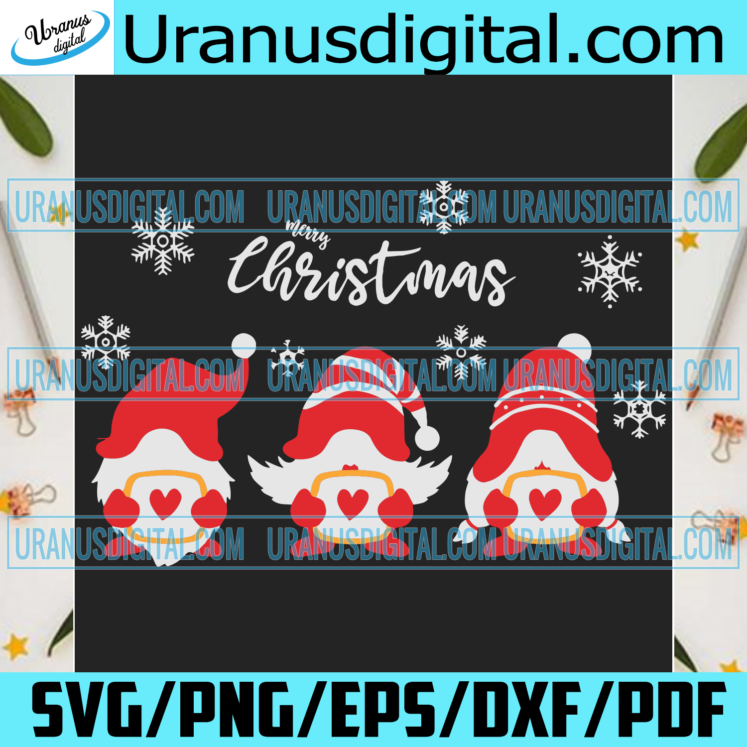 Three Cute Christmas Gnomes Svg Christmas Svg Gnome Svg Christmas G Uranusdigital