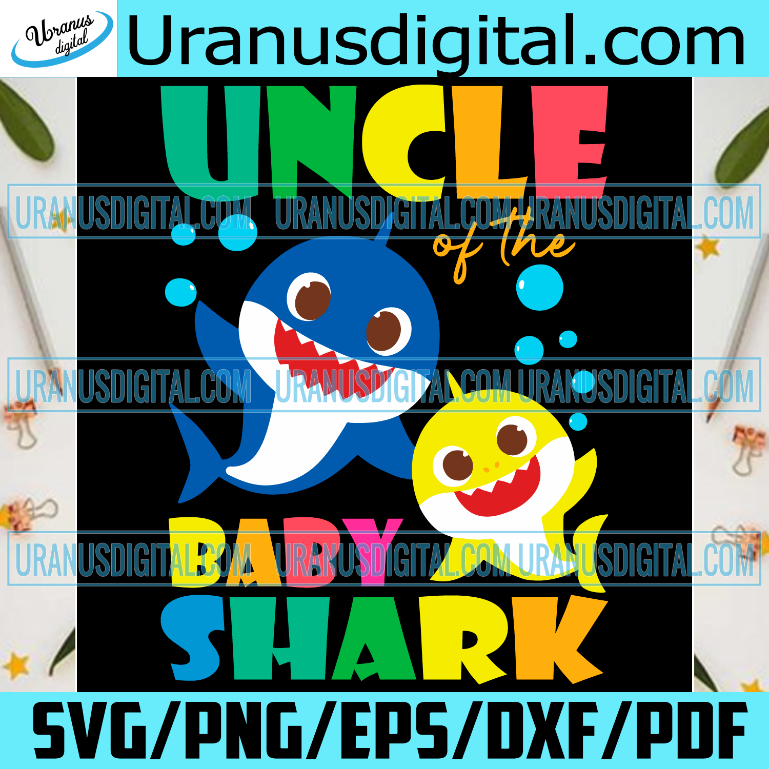 Uncle Of The Baby Shark Svg Trending Svg Baby Shark Svg Shark Svg Uranusdigital