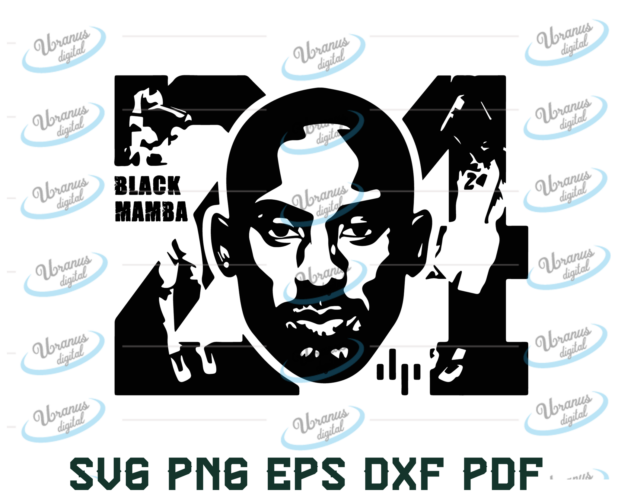 Download Kobe Bryant Svg Png Black Mamba Svg Pdf Jpg Eps Files Los Angeles Uranusdigital