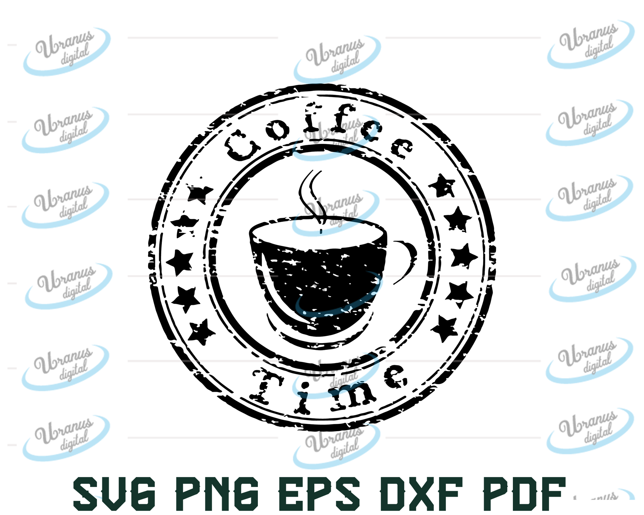 Download Coffee Time Cut File Coffee Cut Svg Quote Coffee Cut File Dxf And Pn Uranusdigital