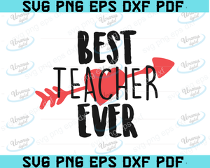 Download Teacher Appreciation Svg Teacher Svg Best Teacher Ever Svg Year End Uranusdigital