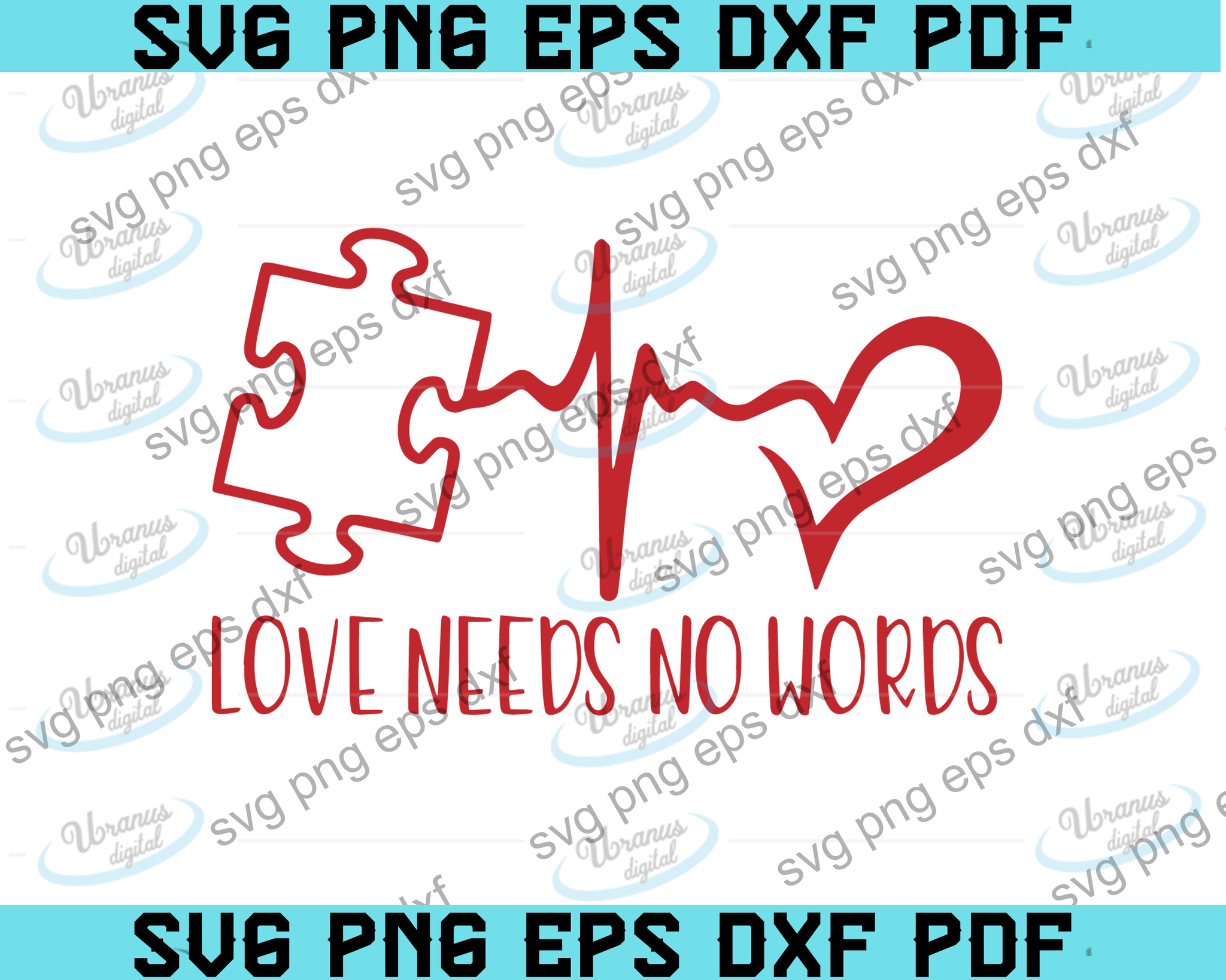 Download Love Needs No Words Svg Autism Awareness Svg Autism Mom Svg Autism Uranusdigital