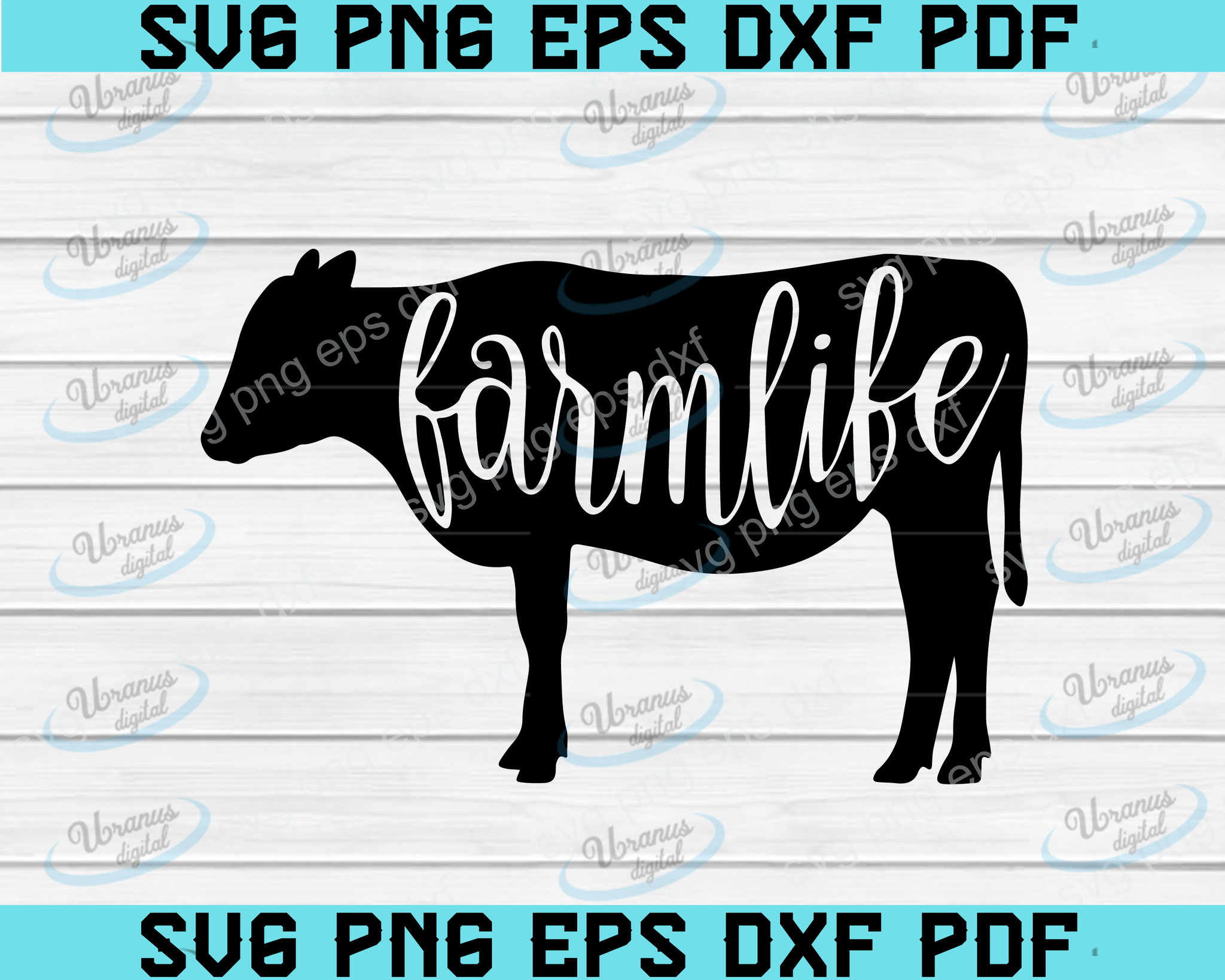 Download Farm Life Cow Svg Cutting File Ai Png And Dxf Instant Download C Uranusdigital 3D SVG Files Ideas | SVG, Paper Crafts, SVG File