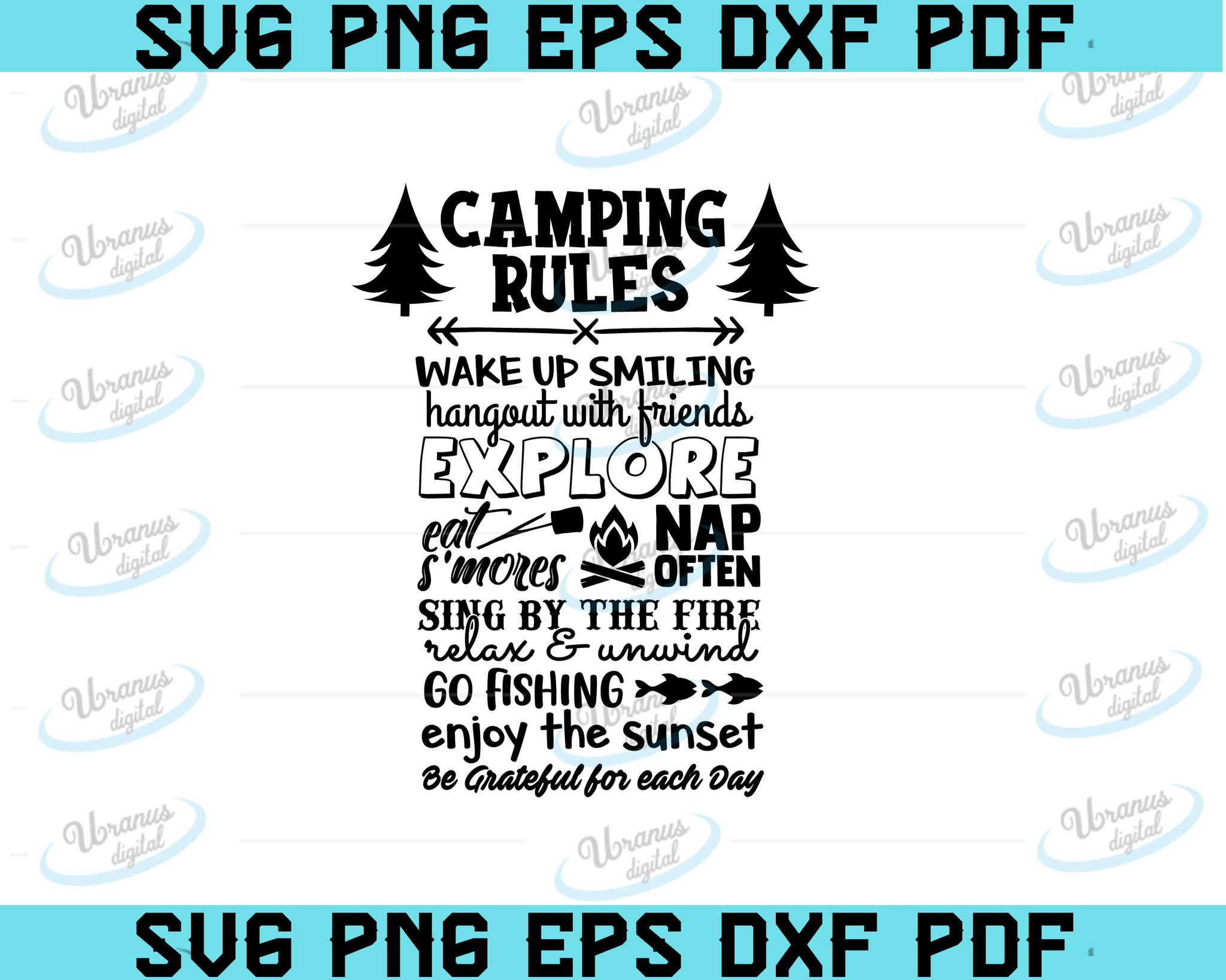 Download Camper Svg Camping Shirt Svg Svg Files Dxf Png Commercial Use Cu Uranusdigital