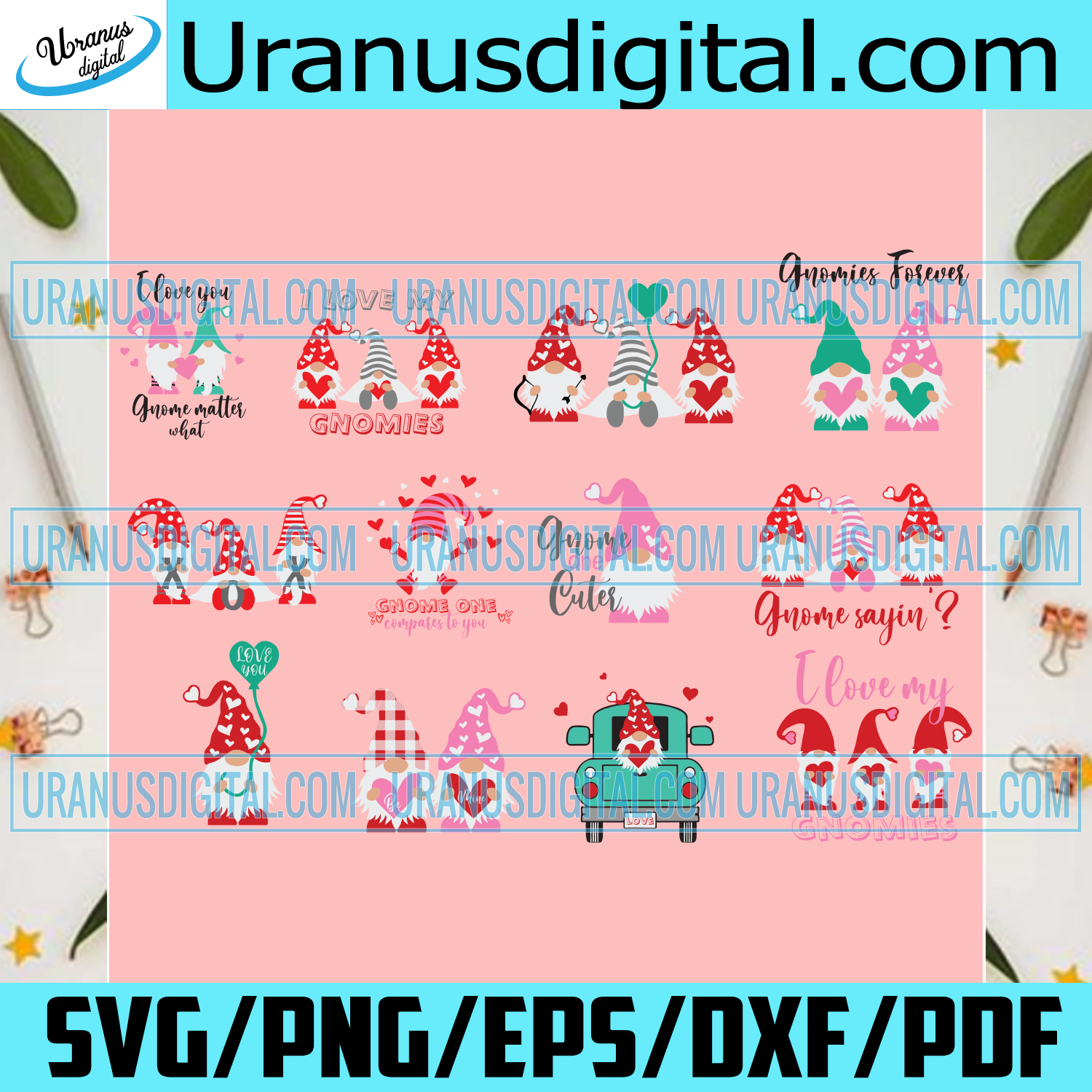 Download Valentine Gnome Bundle Svg Valentine Svg Valentine Gnome Svg Valent Uranusdigital