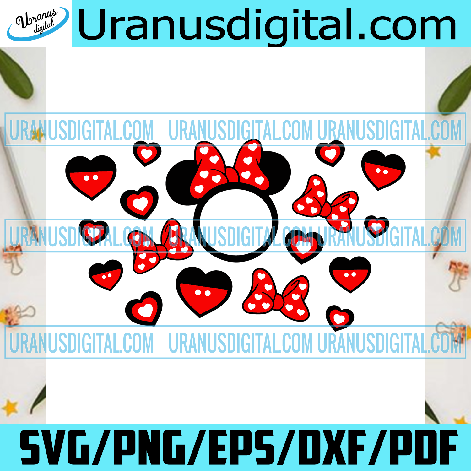 Download Valentine Red Bow Full Wrap For Starbucks Trending Svg Svg Valentin Uranusdigital