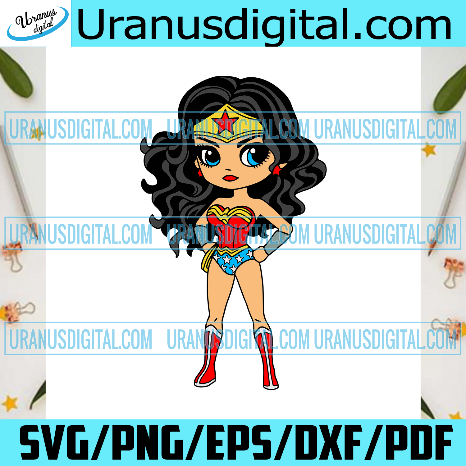 Download Wonder Woman Chibi Svg Trending Svg Wonder Woman Svg Superhero Svg Uranusdigital