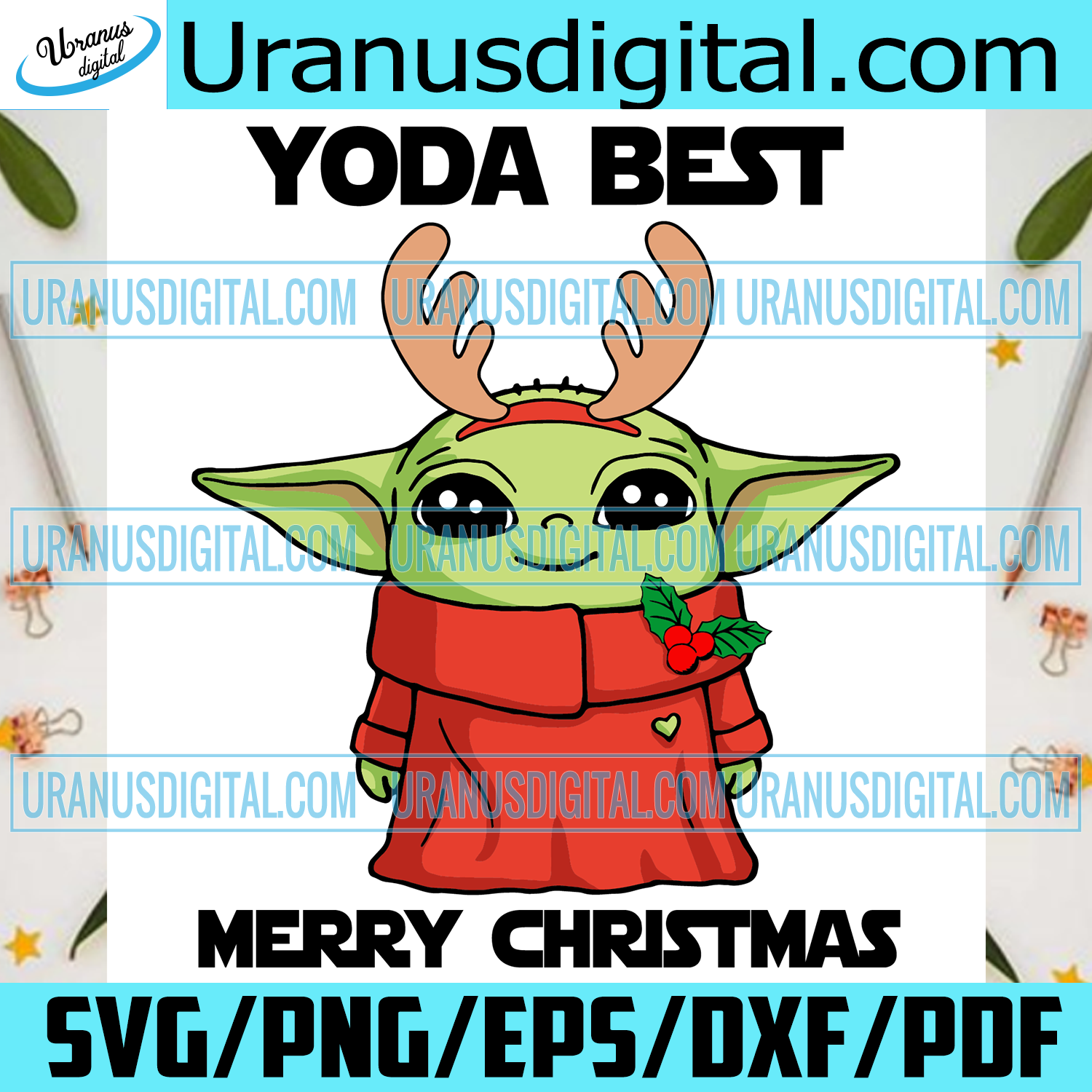 Download Yoda Best Merry Christmas Svg Christmas Svg Xmas Svg Merry Christma Uranusdigital
