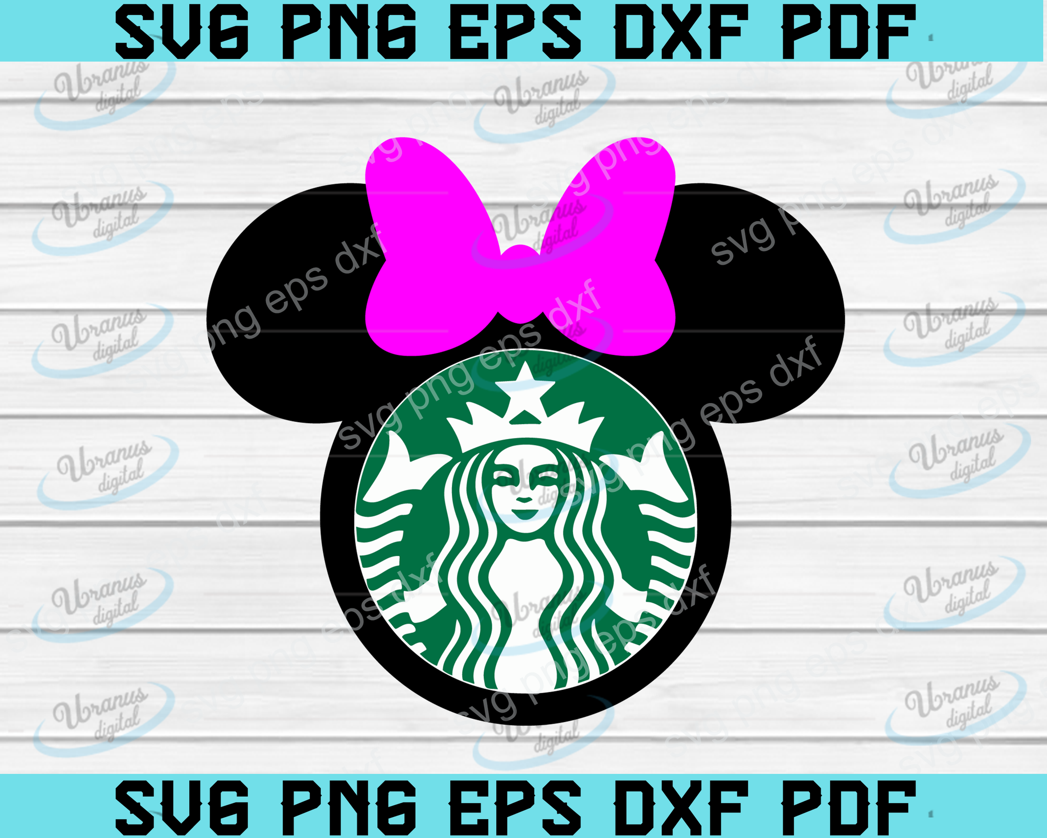 Download Minnie Mouse Starbucks Svg Minnie Mouse Svg Disney Cutfiles Disn Uranusdigital PSD Mockup Templates