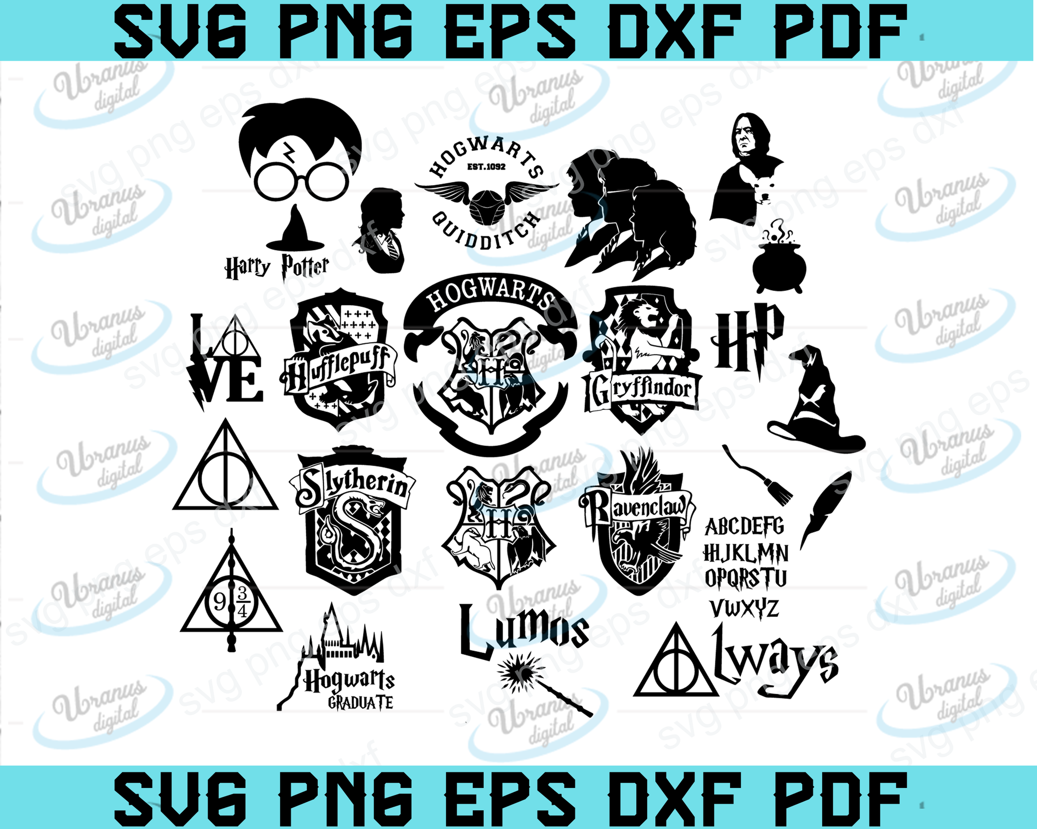 Download Harry Potter Svg Bundle Harry Potter Svg Harry Potter Clipart File Uranusdigital