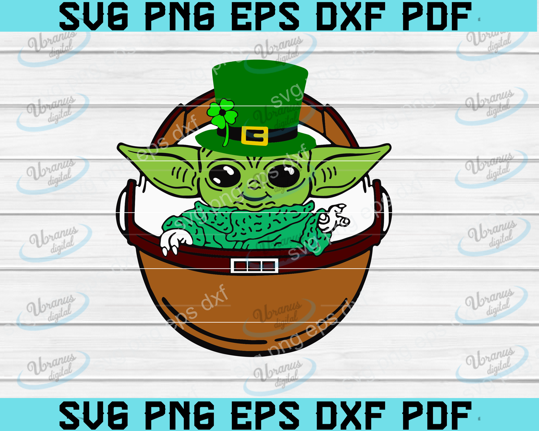 Download Baby Yoda Svg Baby Yoda Patrick S Day Svg Happy St Patrick S Day Svg Uranusdigital