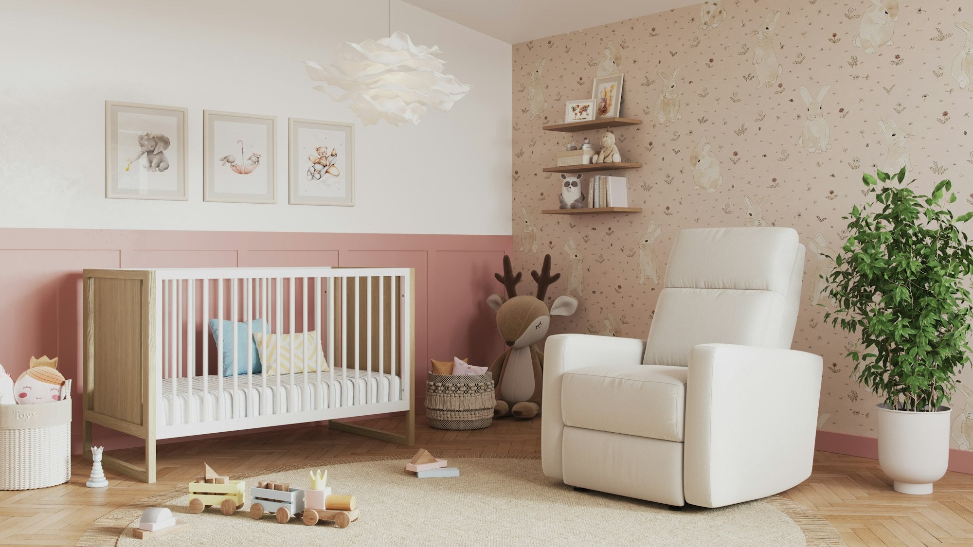 Boho Nursery  Girl nursery room, Baby girl room decor, Baby room