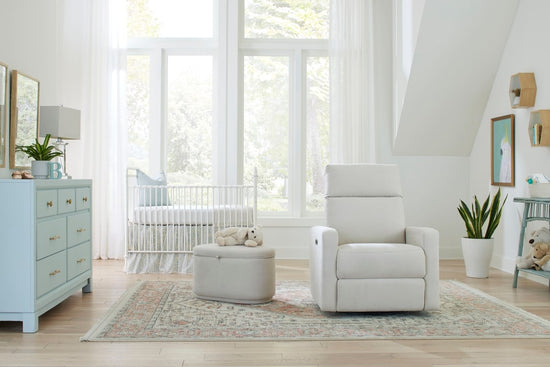 white nursery chair 