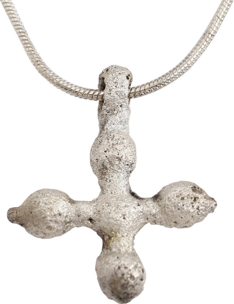 MEDIEVAL CHRISTIAN CROSS NECKLACE C.800-1000 AD