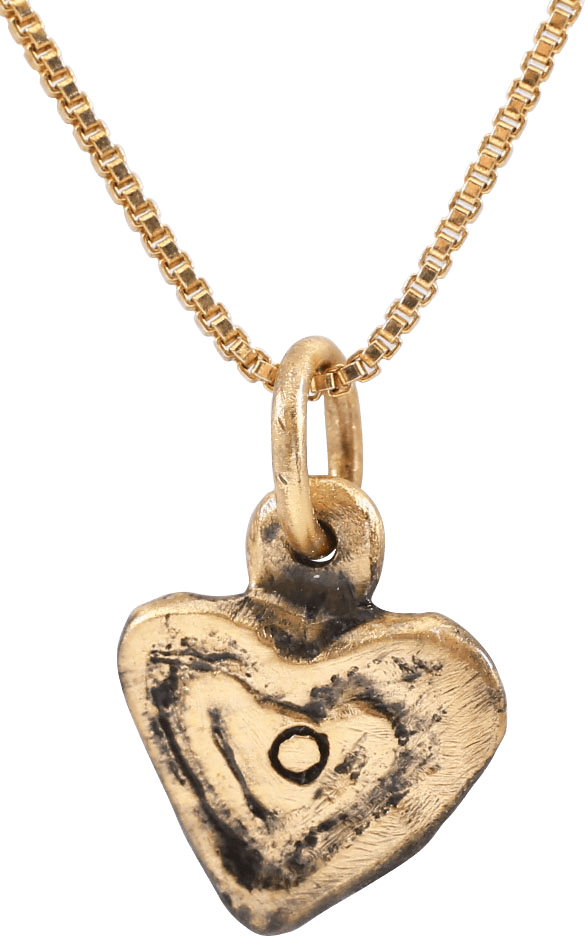 GOOD VIKING HEART PENDANT NECKLACE, 9th-10th CENTURY AD