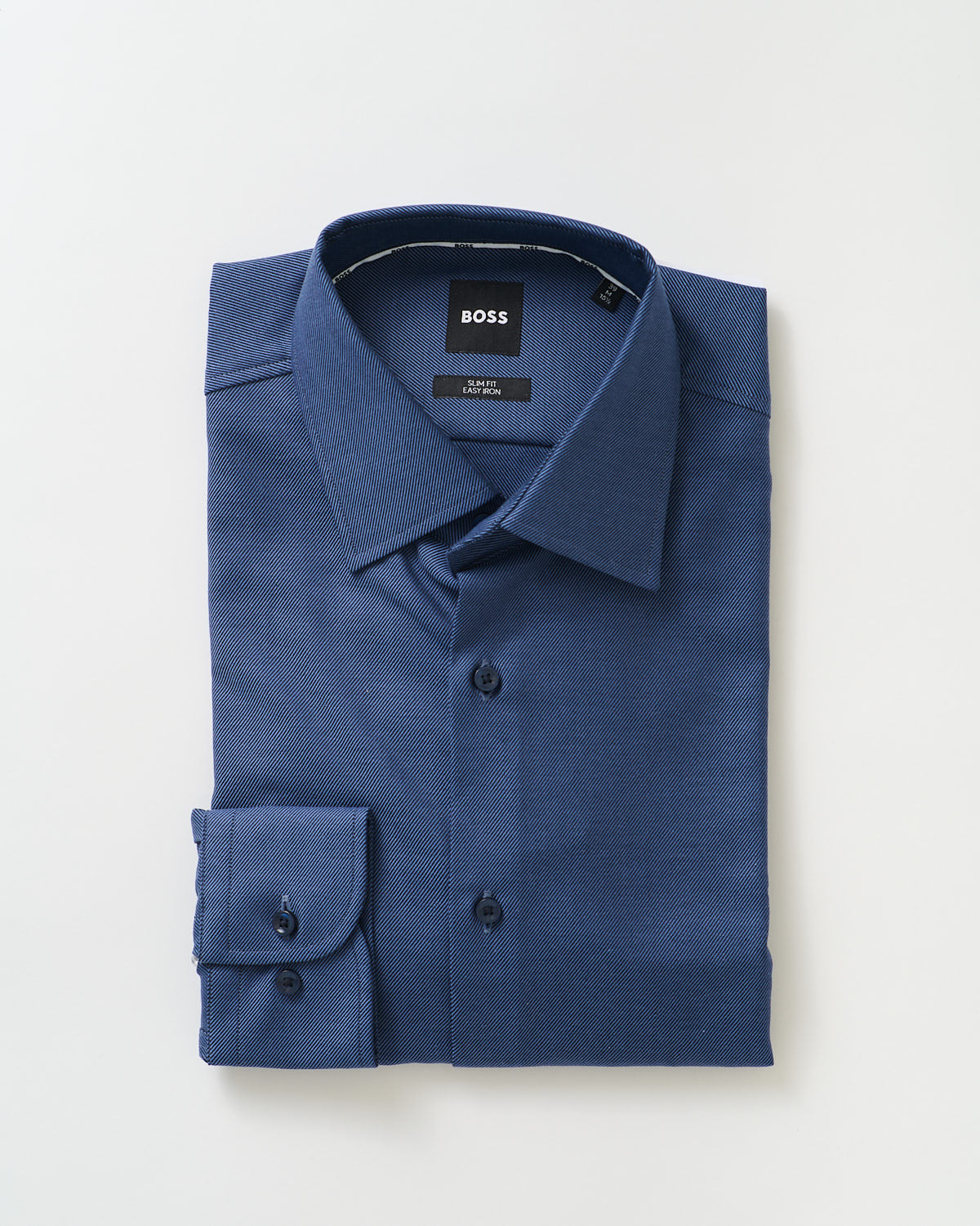 Wanneer Inspectie attribuut Hugo Boss Cotton Twill Shirt in Navy – Raggs - Fashion for Men and Women