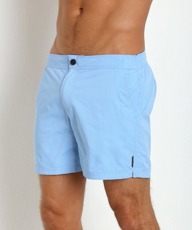 hugo boss blue swim shorts