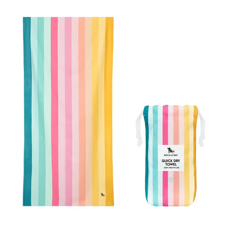 XL Quick Dry Towel in Coastal Candy