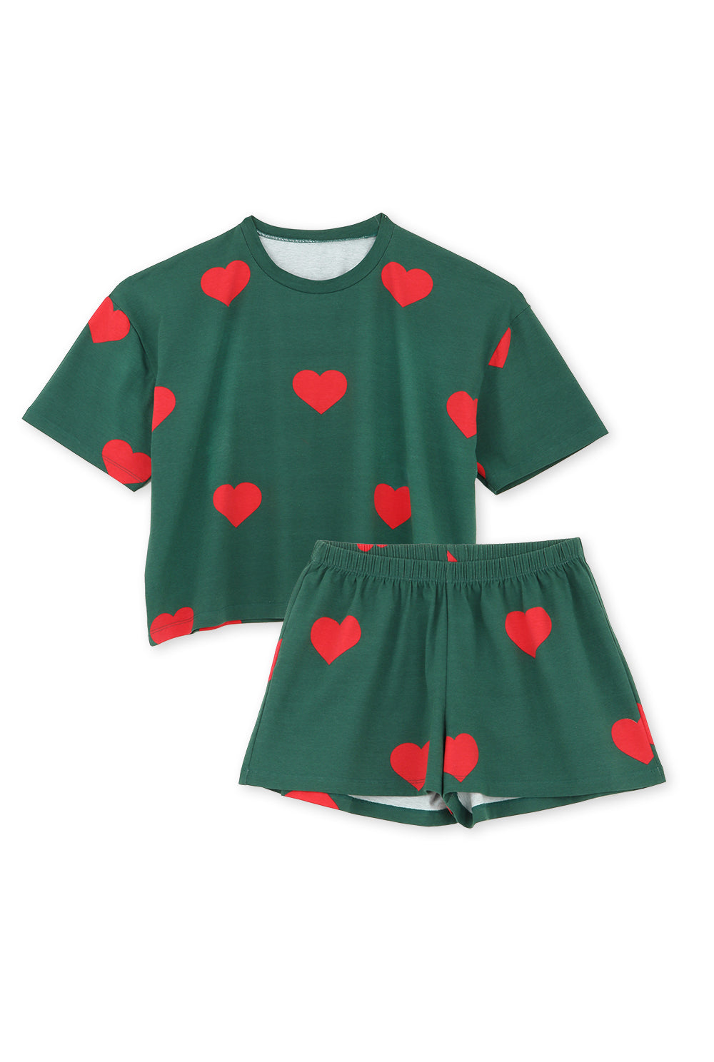 Pyjama coton bio bébé vert avec un motif petits chiens - certifié GOTS
