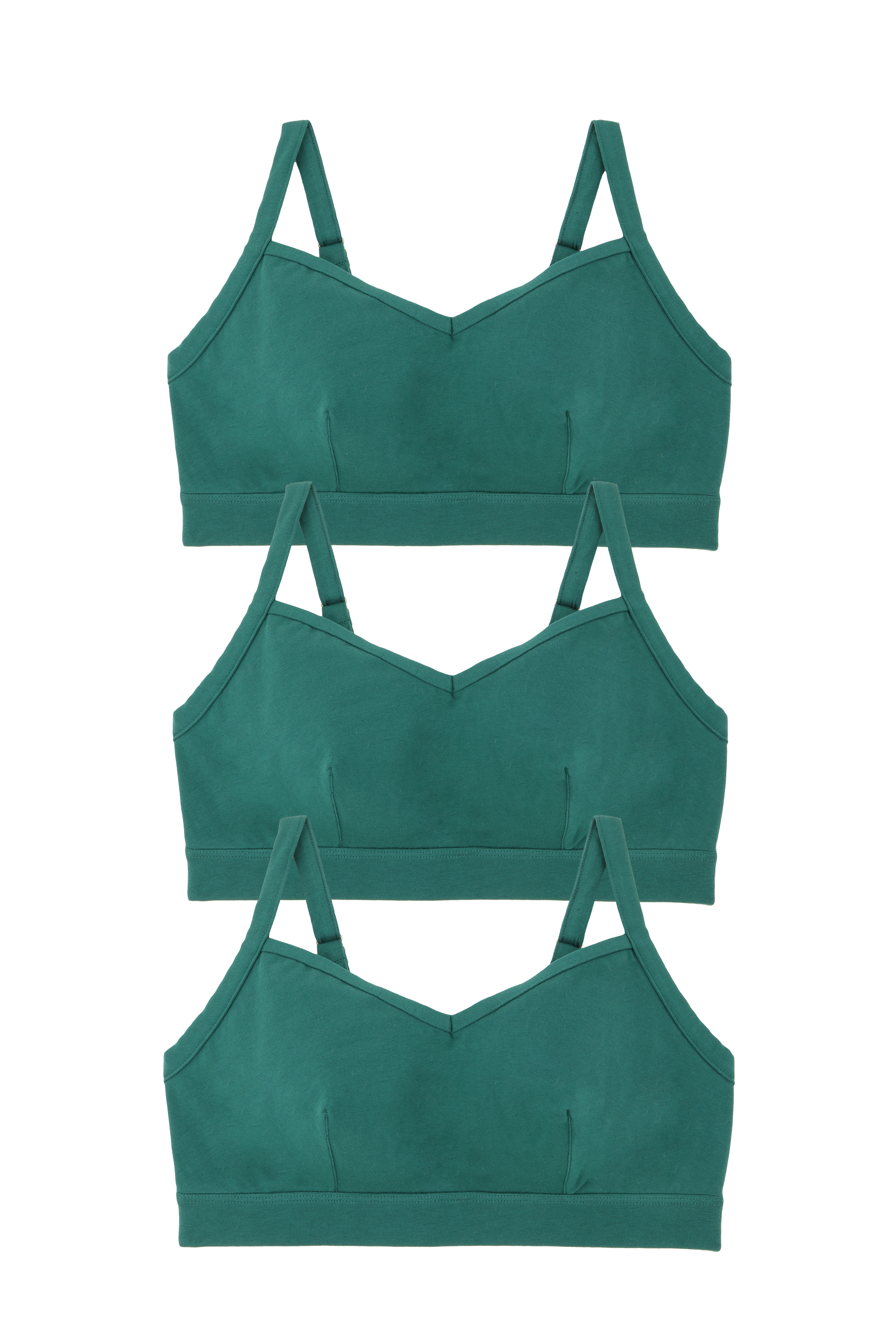 3 brassiÃ¨res grande taille - Vert