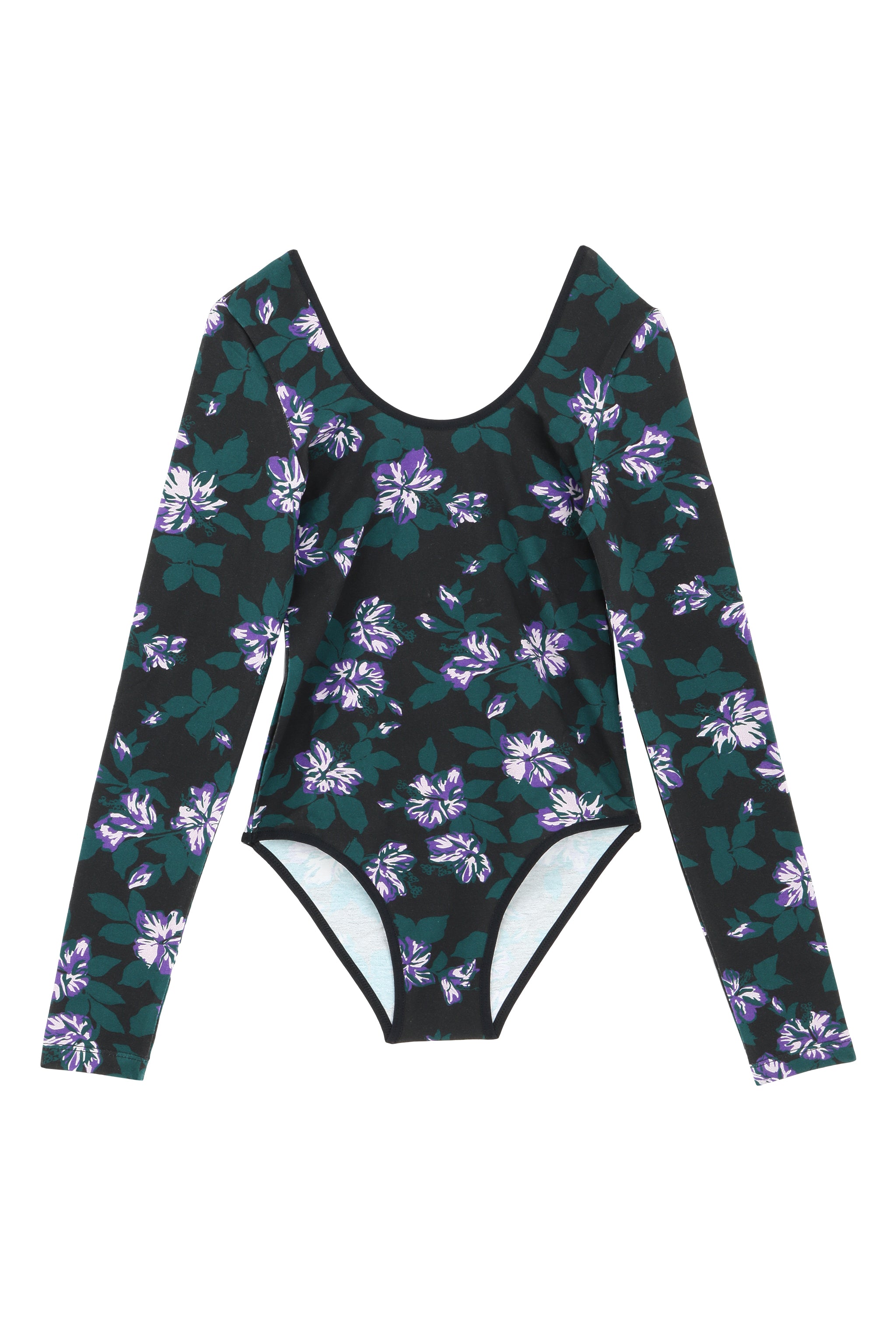 Body Coton BIO - Purple Flowers