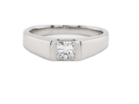  platinum solitaire diamond ring