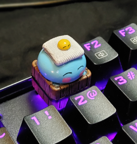 Help] How to dry Monster Clay? Hey everyone! So, I was bored and decided to  try and make some keycaps for my old keyboard. That's my first time doing  it. I bought