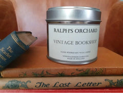 ralphs orchard jo-ann nitzsche vintage bookshop handmade candles