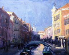 Venice morning Kristina Sellers fine art oil painting