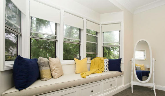 Bay Windows Roller Blinds